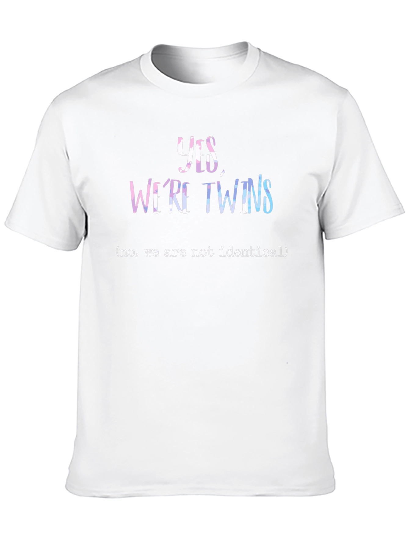 Yes Were Twins T-Shirt - Humorous Twin Apparel