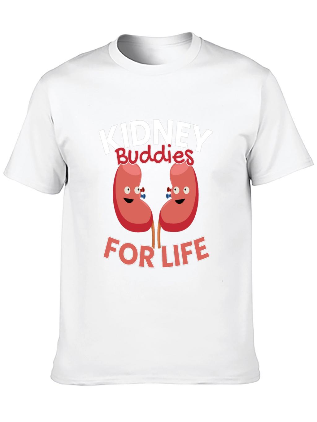 Kidney Buddies For Life Black T-Shirt