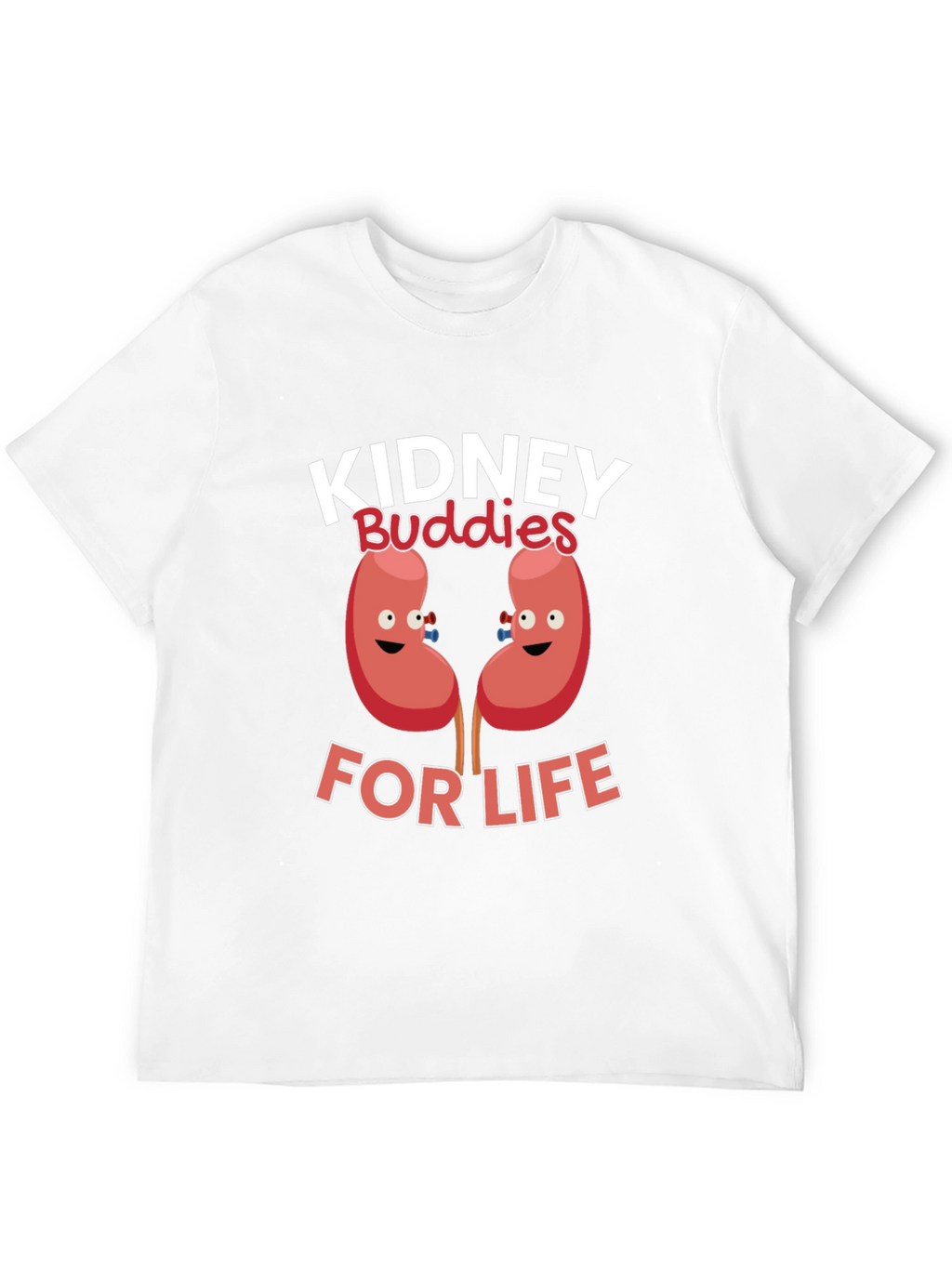 Kidney Buddies For Life Black T-Shirt