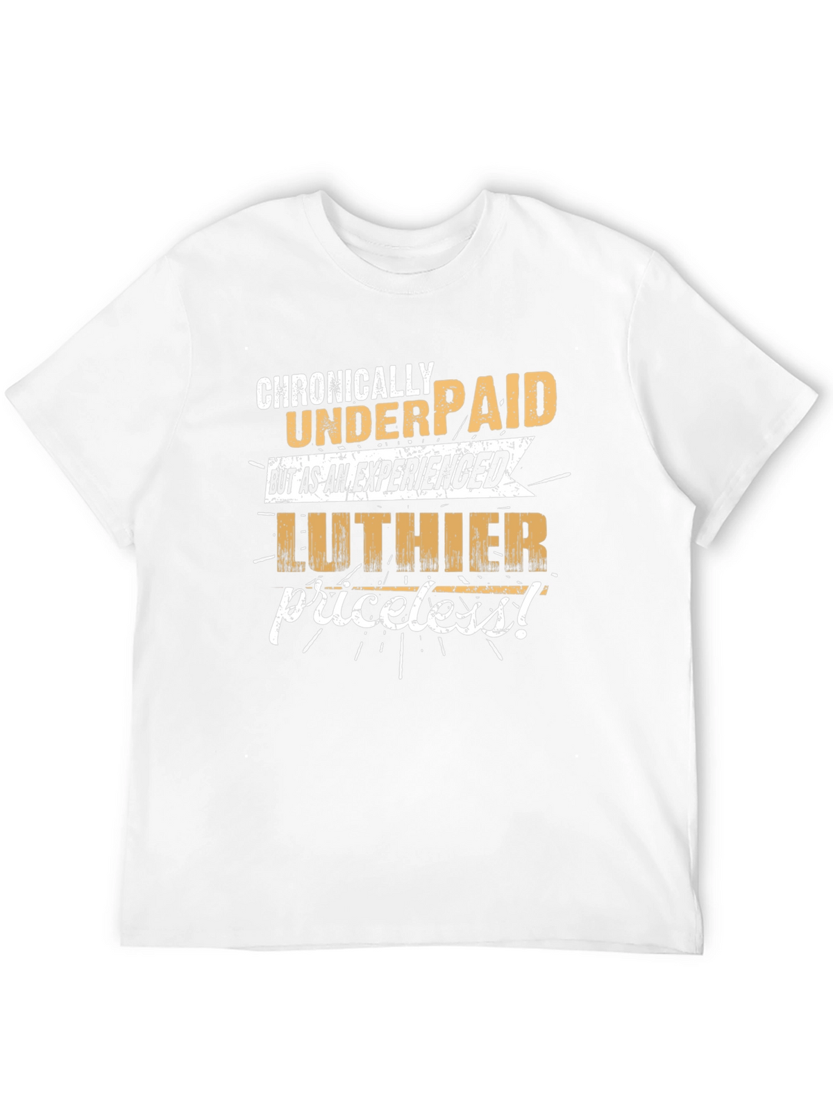 Chronically Underpaid Luthier T-Shirt - Black