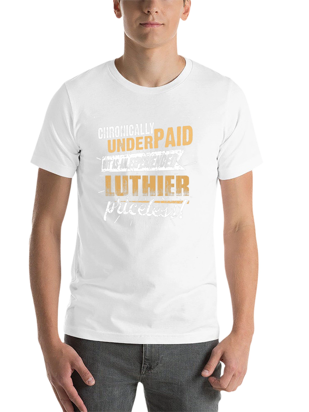 Chronically Underpaid Luthier T-Shirt - Black