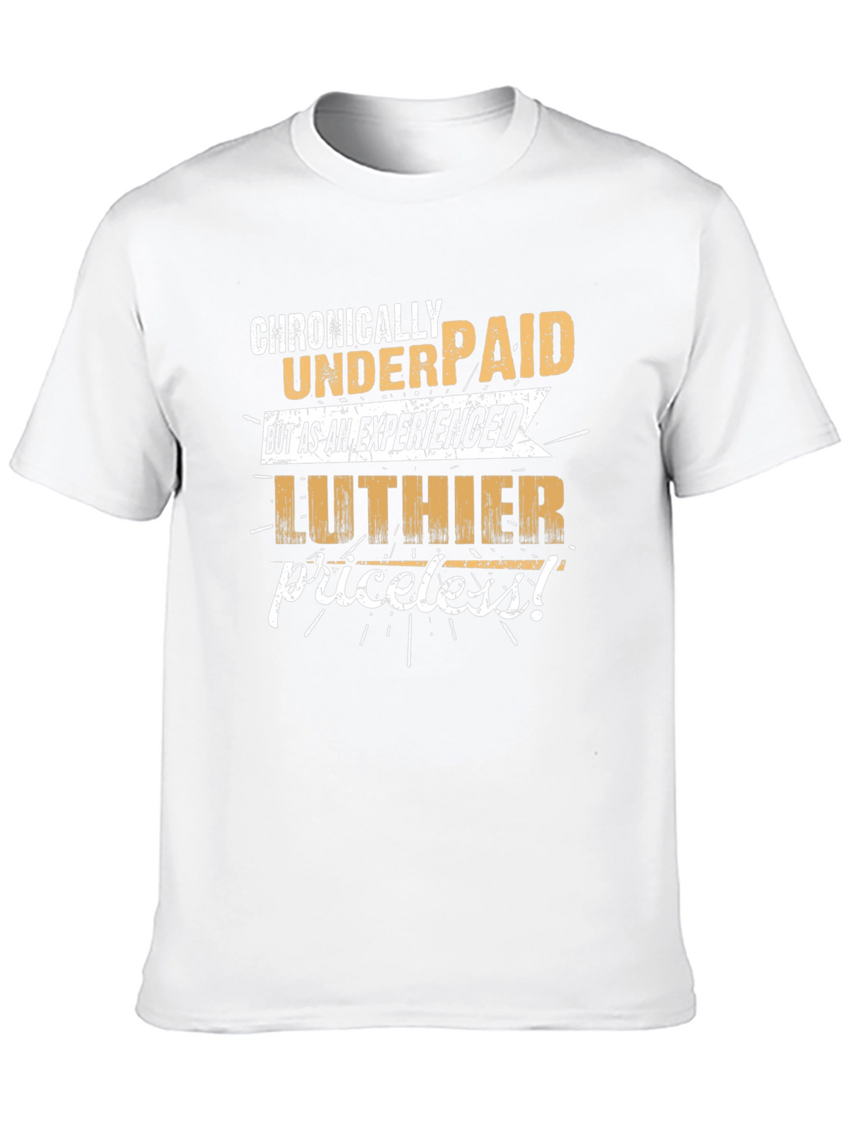 Chronically Underpaid Luthier T-Shirt - Black