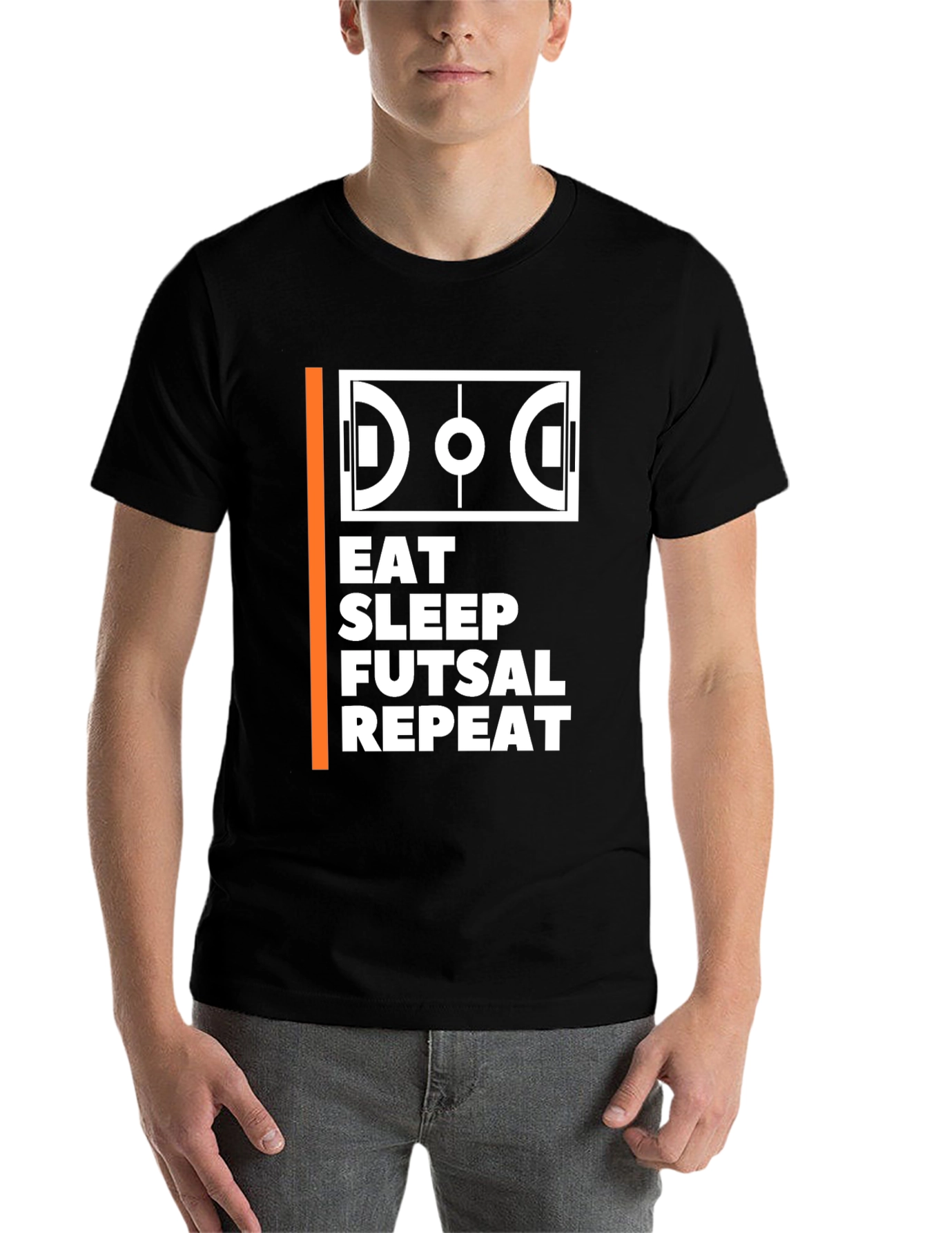 Eat Sleep Futsal Repeat T-Shirt