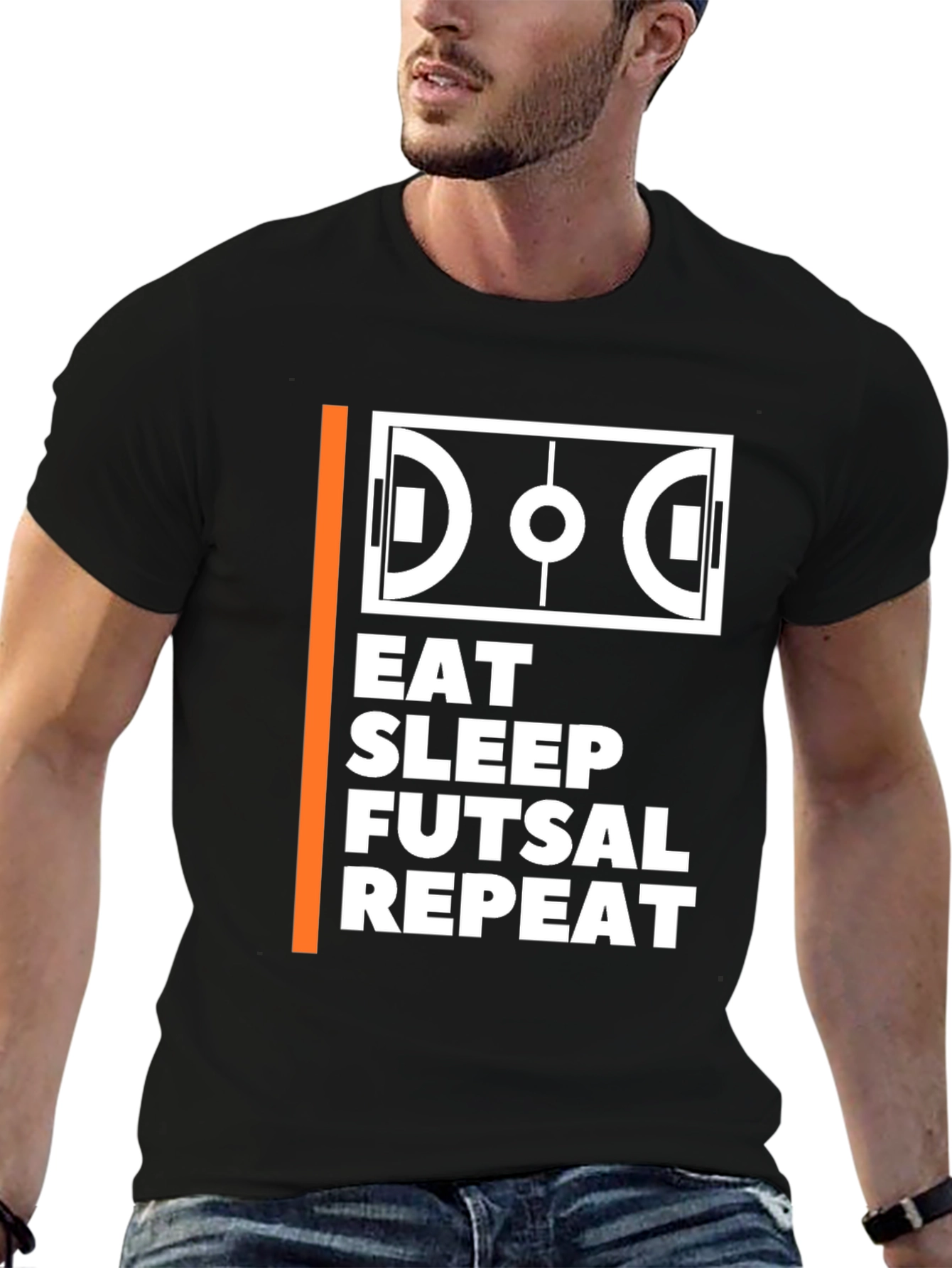 Eat Sleep Futsal Repeat T-Shirt