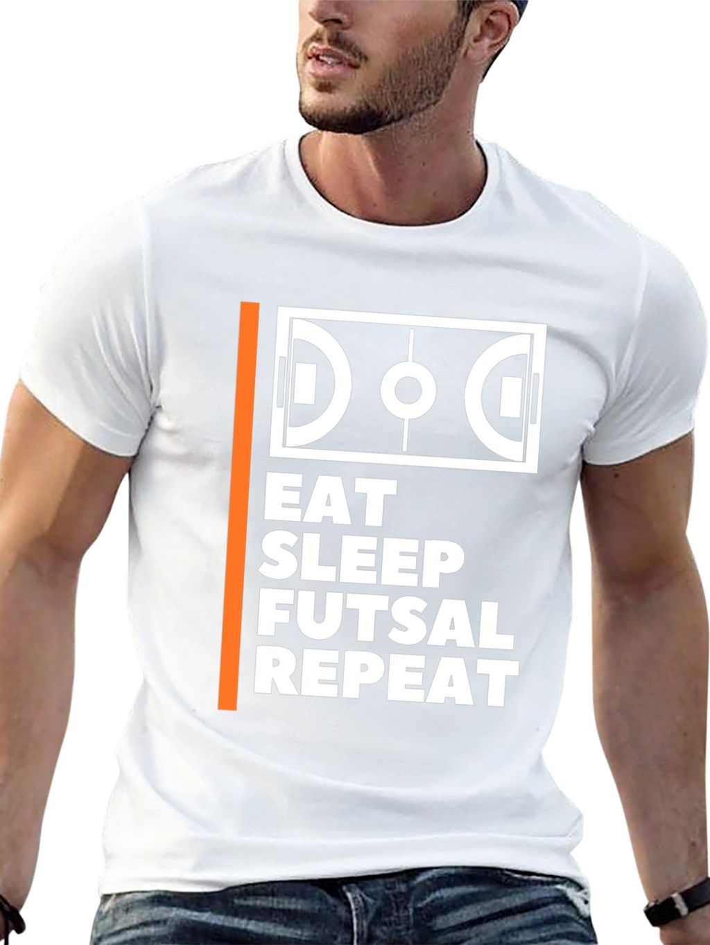 Eat Sleep Futsal Repeat T-Shirt