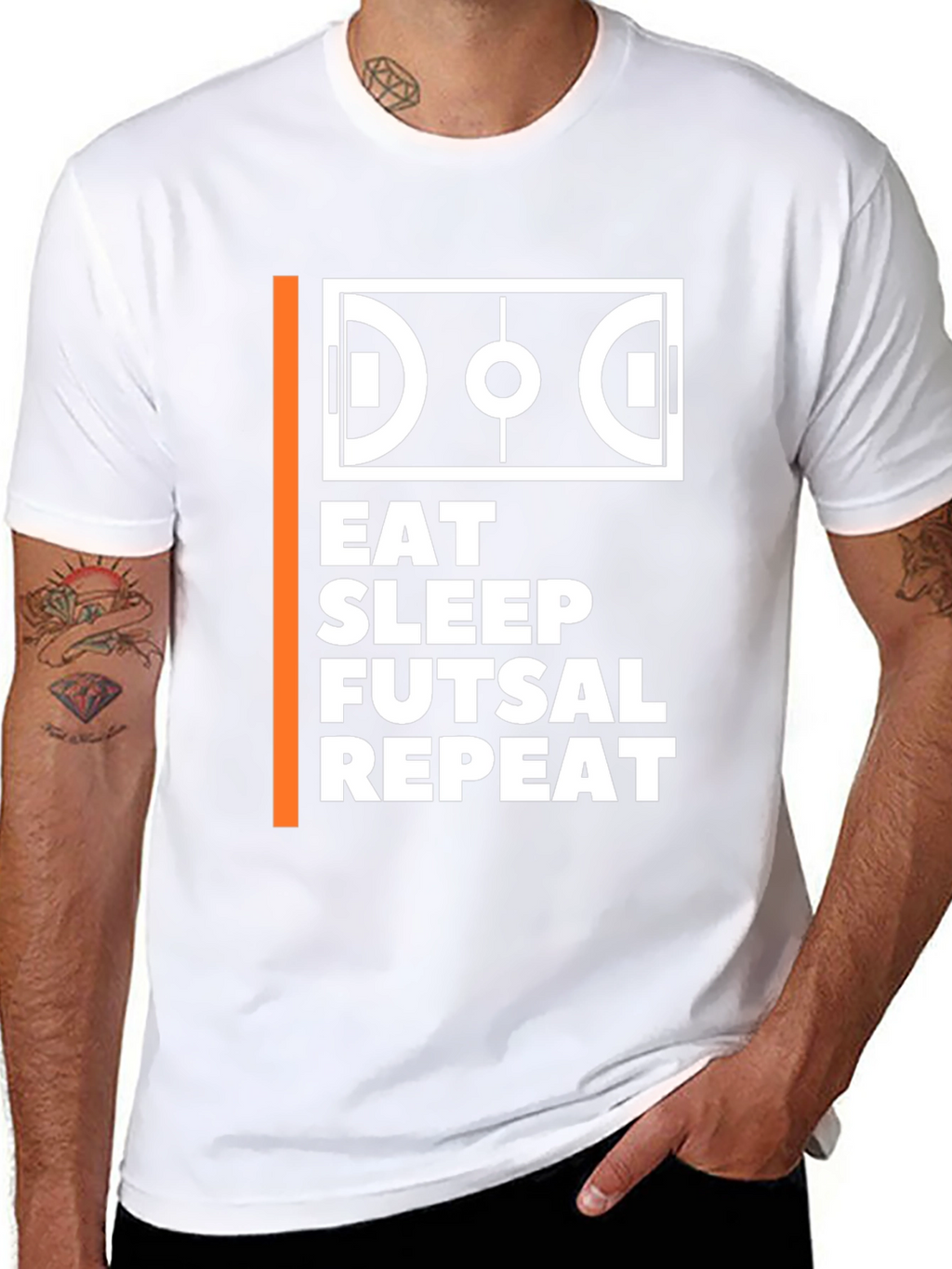 Eat Sleep Futsal Repeat T-Shirt