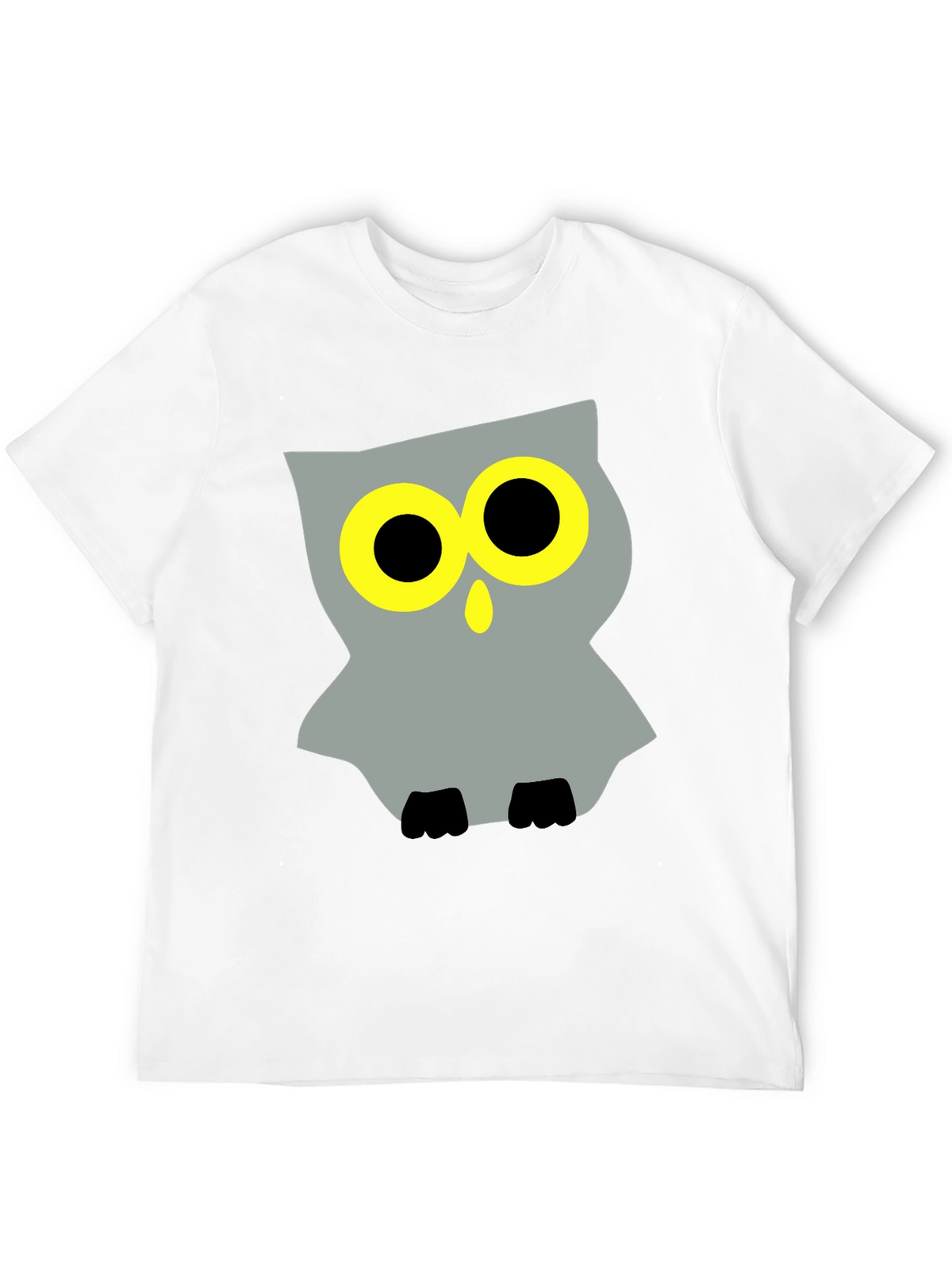 Cool Owl Graphic Black T-Shirt
