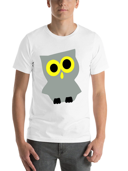 Cool Owl Graphic Black T-Shirt