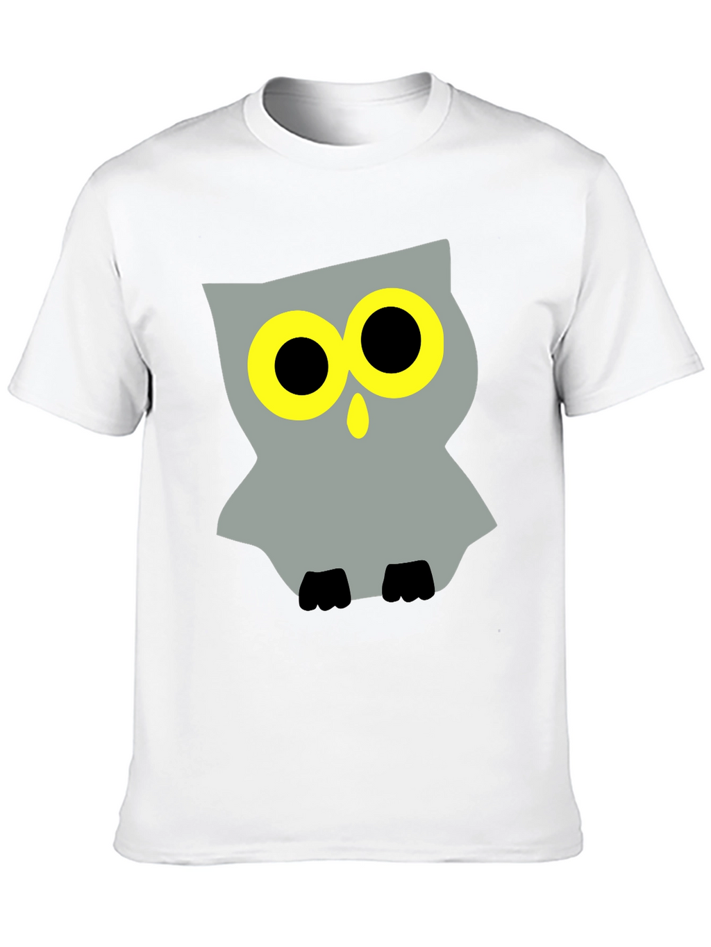 Cool Owl Graphic Black T-Shirt
