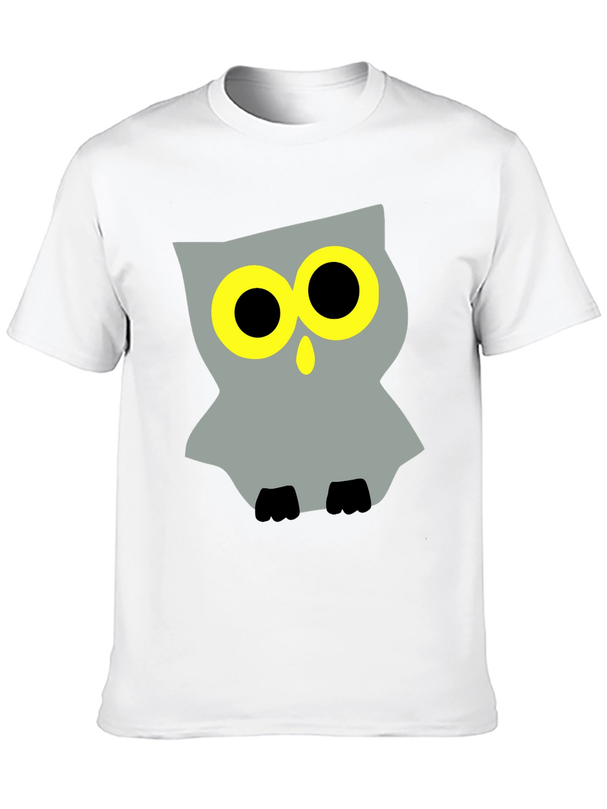 Cool Owl Graphic Black T-Shirt