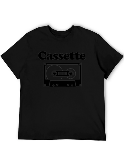 Retro Cassette Tape Graphic T-Shirt - Classic Design