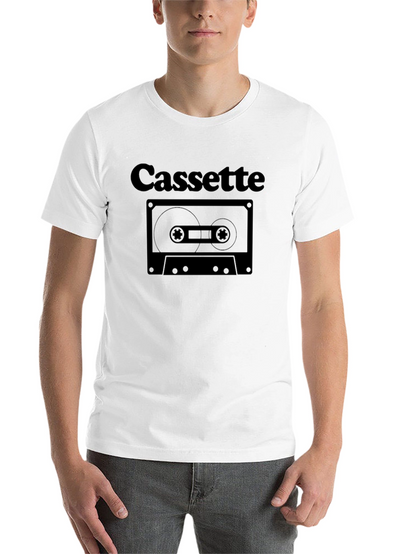 Retro Cassette Tape Graphic T-Shirt - Classic Design