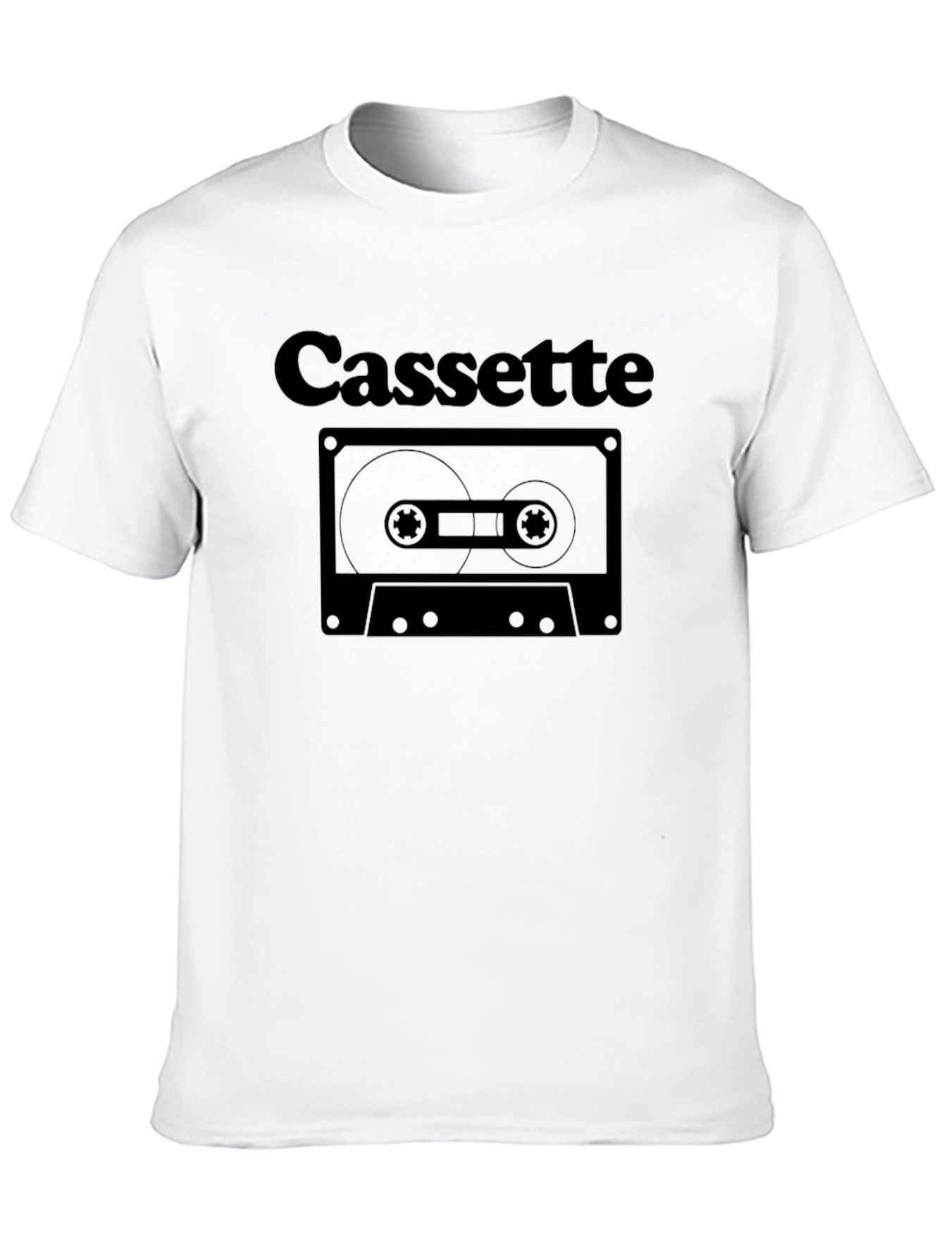 Retro Cassette Tape Graphic T-Shirt - Classic Design