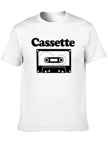 Retro Cassette Tape Graphic T-Shirt - Classic Design