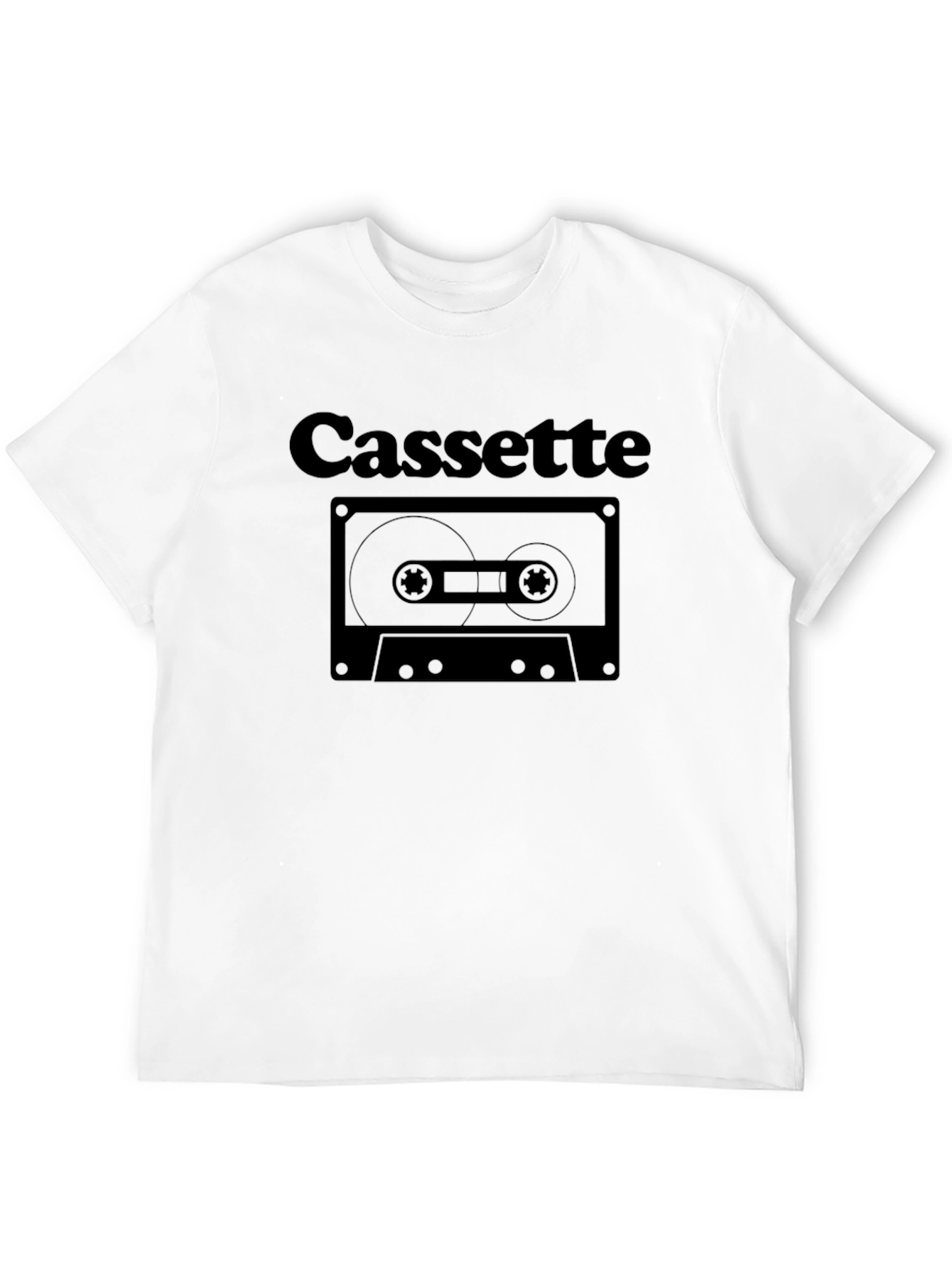 Retro Cassette Tape Graphic T-Shirt - Classic Design