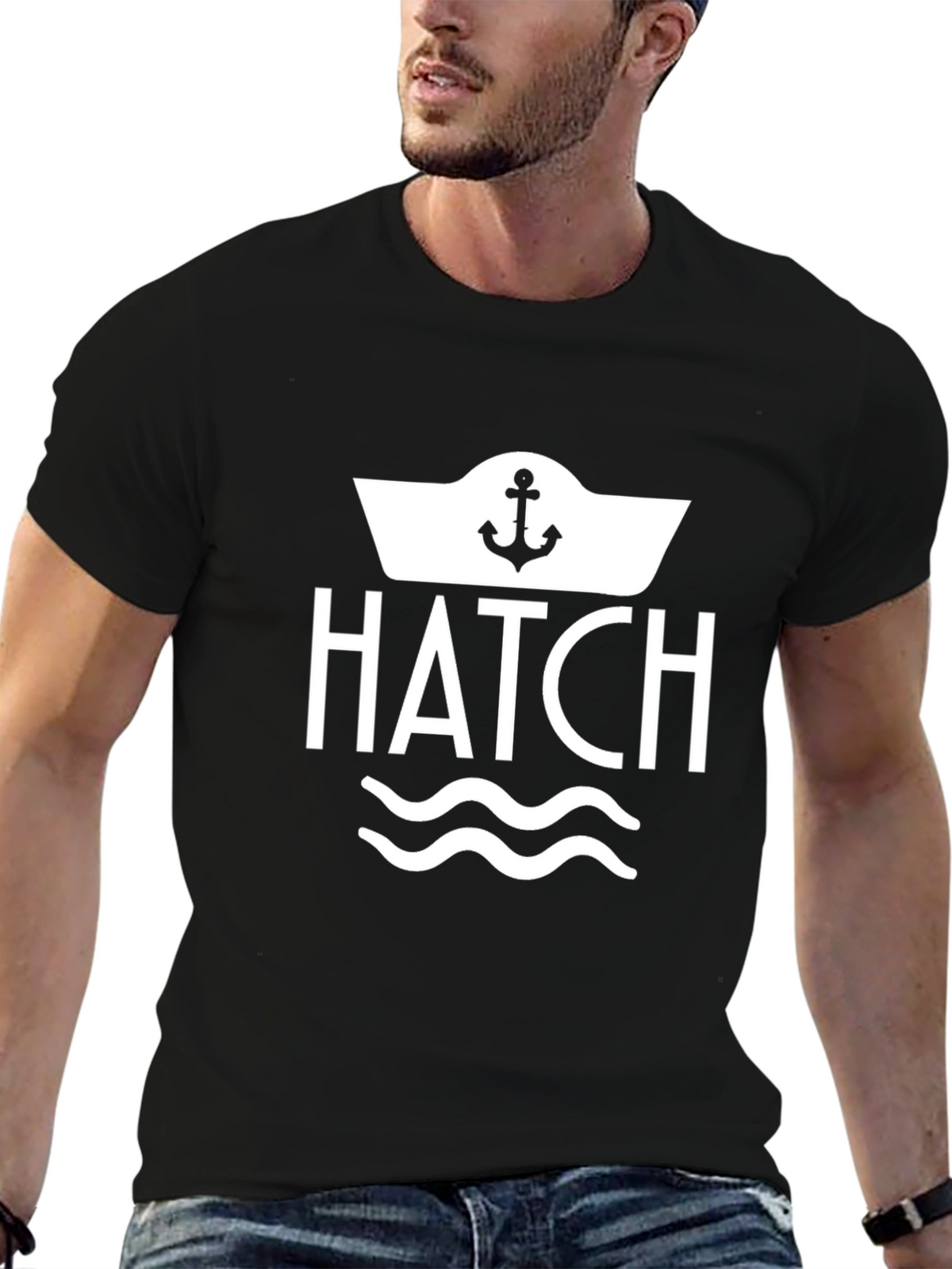 HATCH Nautical Black T-Shirt
