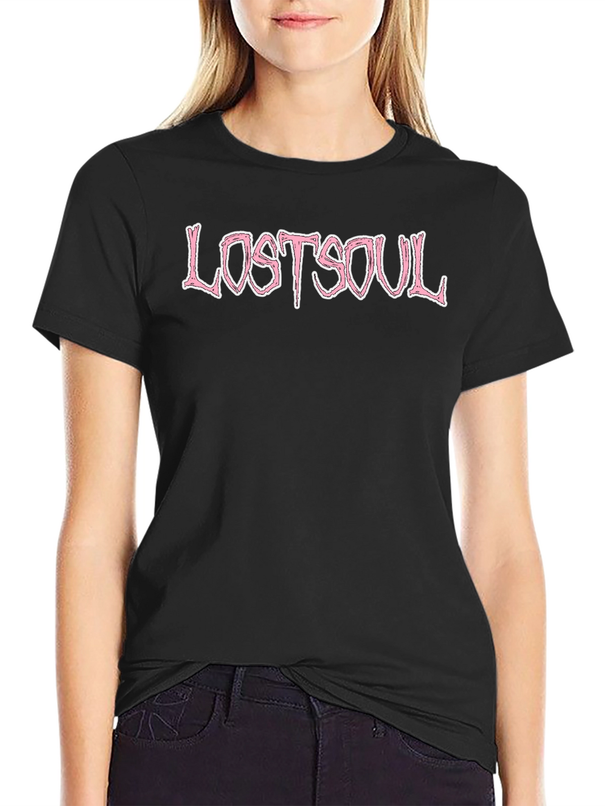 Lost Soul Graphic Print T-Shirt