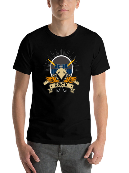 Rock Music T-Shirt - Drum Set Design