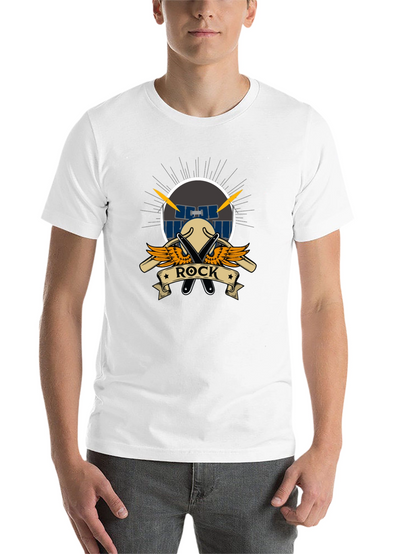 Rock Music T-Shirt - Drum Set Design