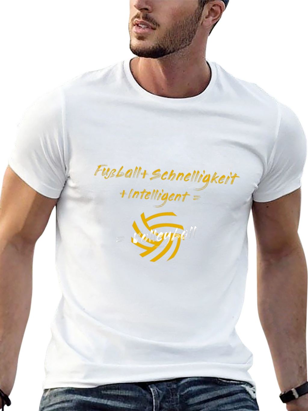 Volleyball Equation Graphic T-Shirt