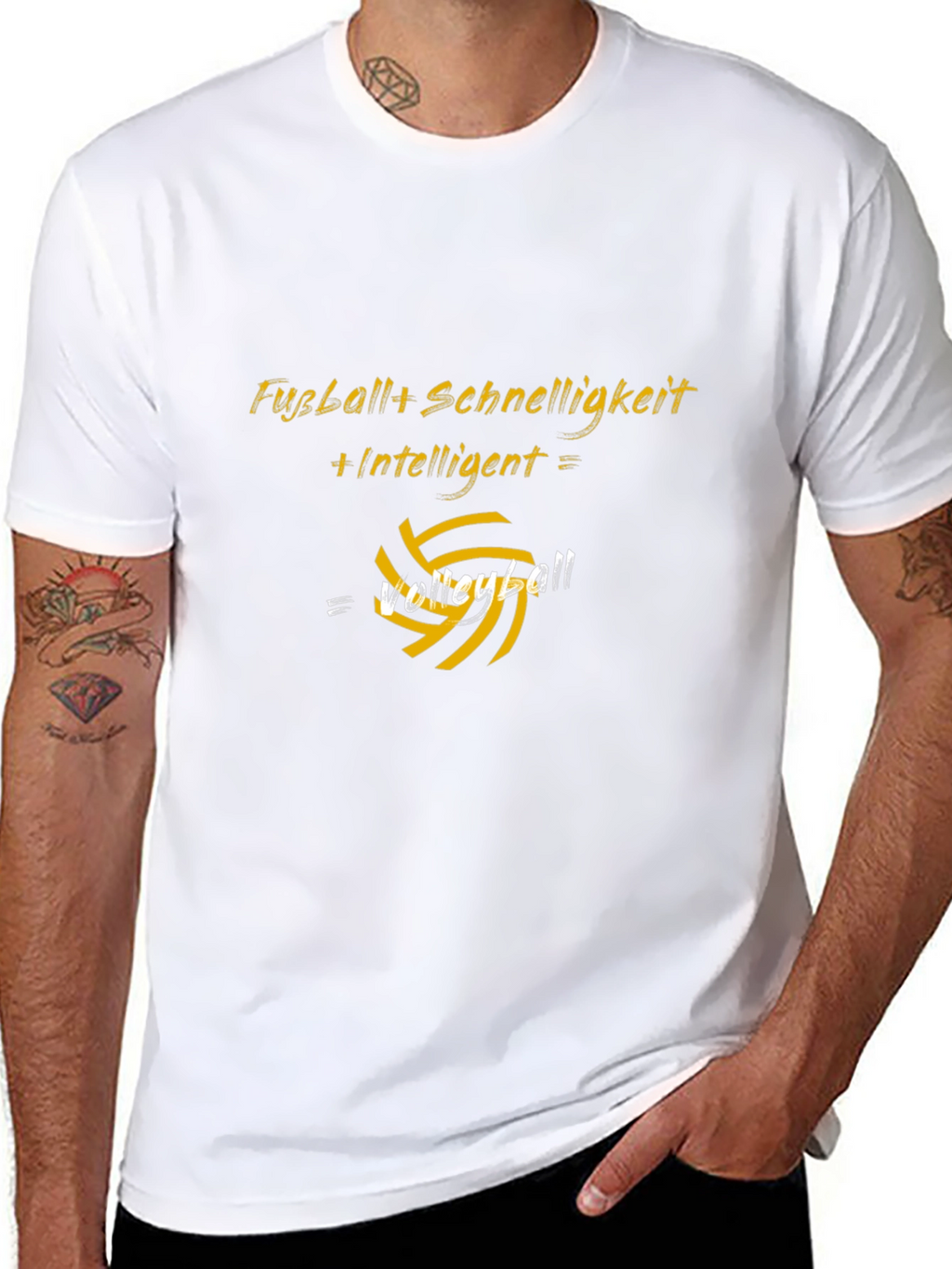 Volleyball Equation Graphic T-Shirt