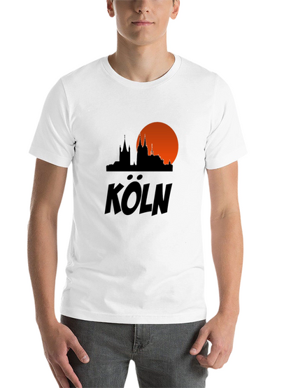 Cologne Skyline T-Shirt - Black Cityscape Tee