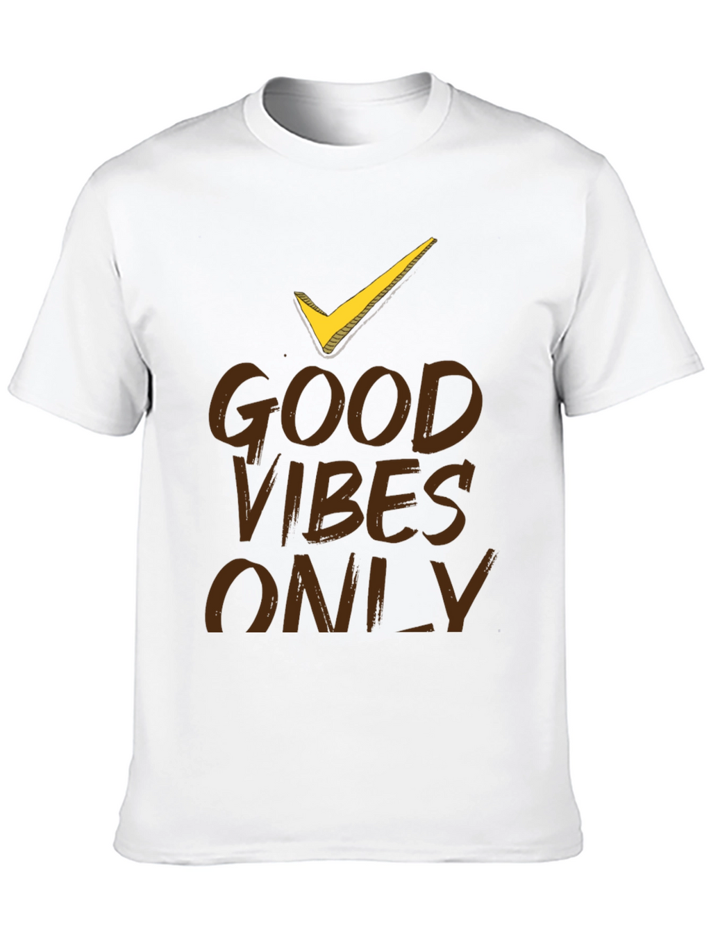 Good Vibes Only Black Graphic T-Shirt