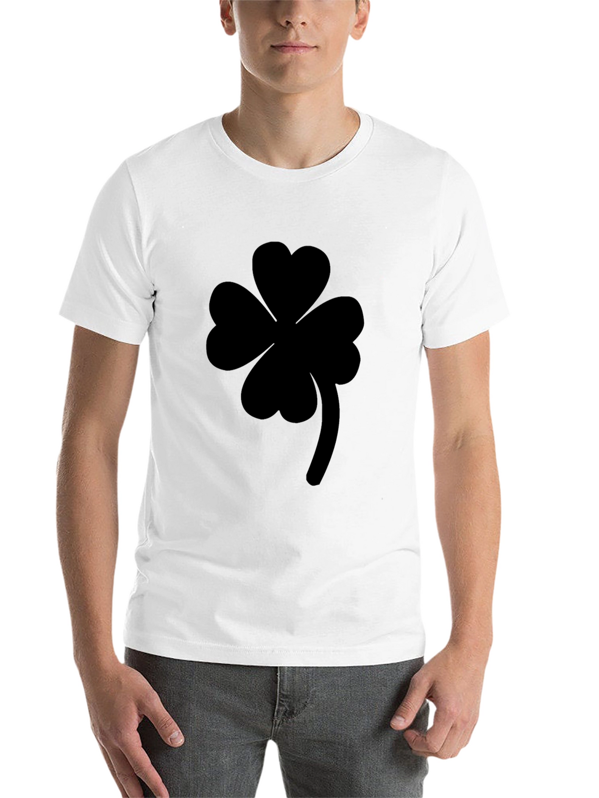 Shamrock Black Graphic Tee