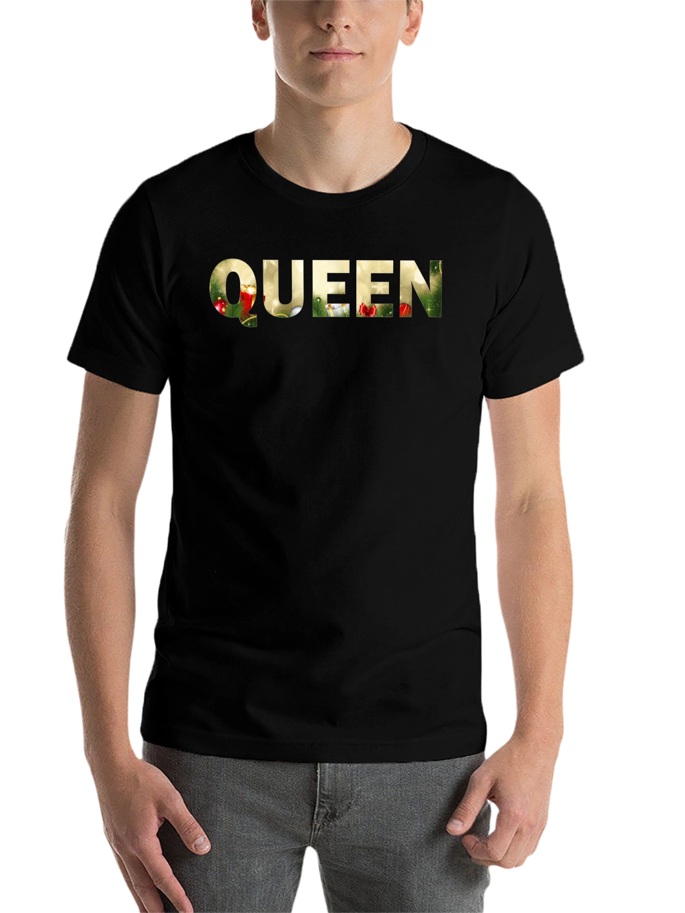 Queen Holiday T-Shirt - Festive Graphic Tee