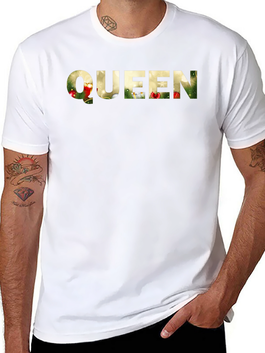 Queen Holiday T-Shirt - Festive Graphic Tee