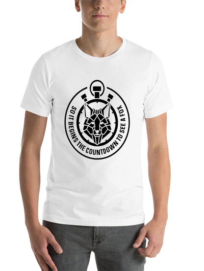 Geometric Fox Countdown T-Shirt