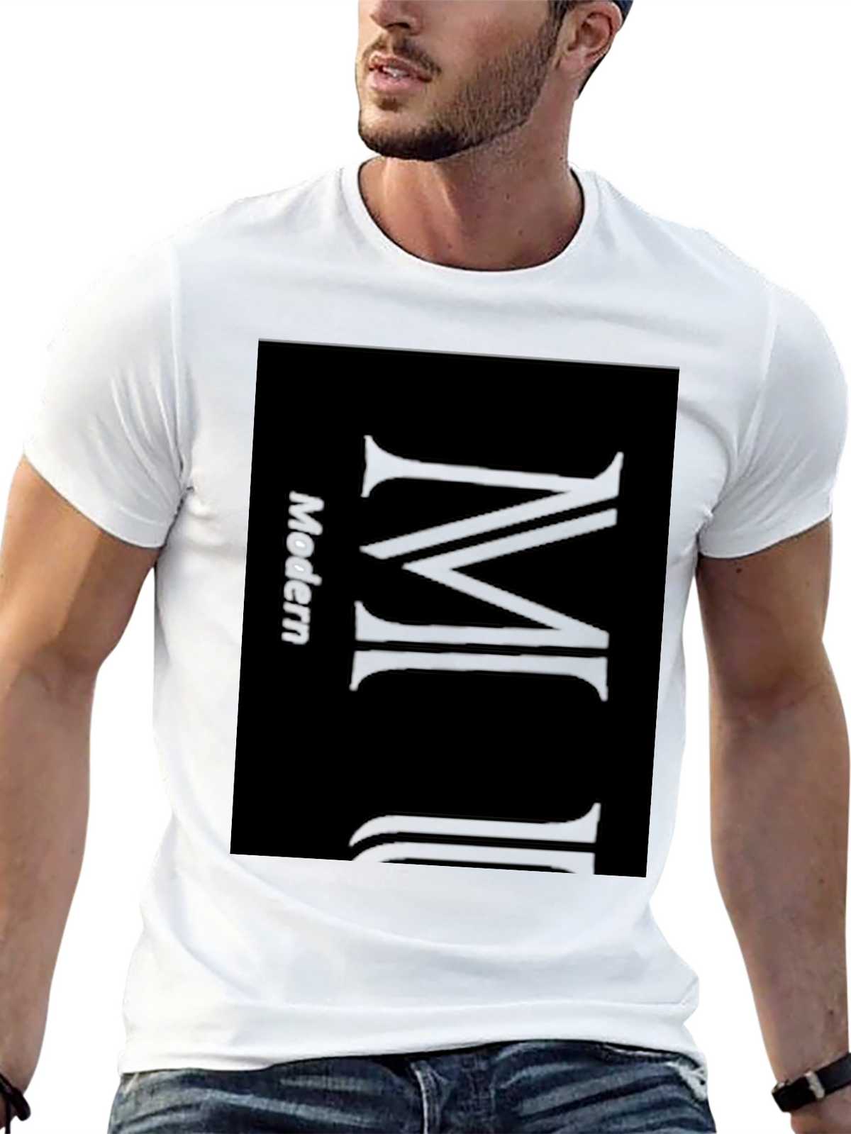 Modern Minimalist Black T-Shirt