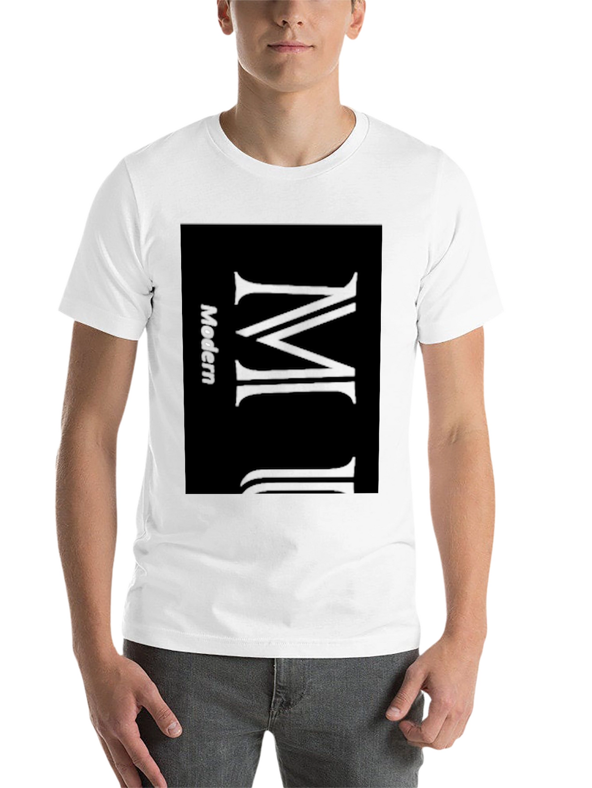 Modern Minimalist Black T-Shirt