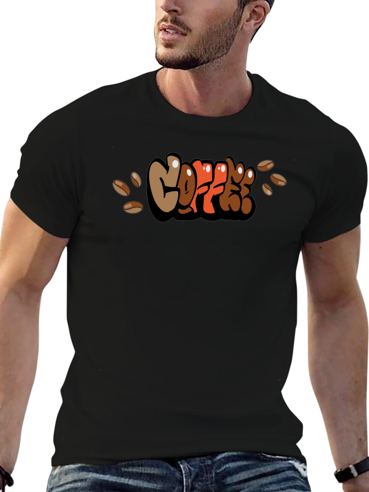 Coffee Lovers Black Graphic Tee