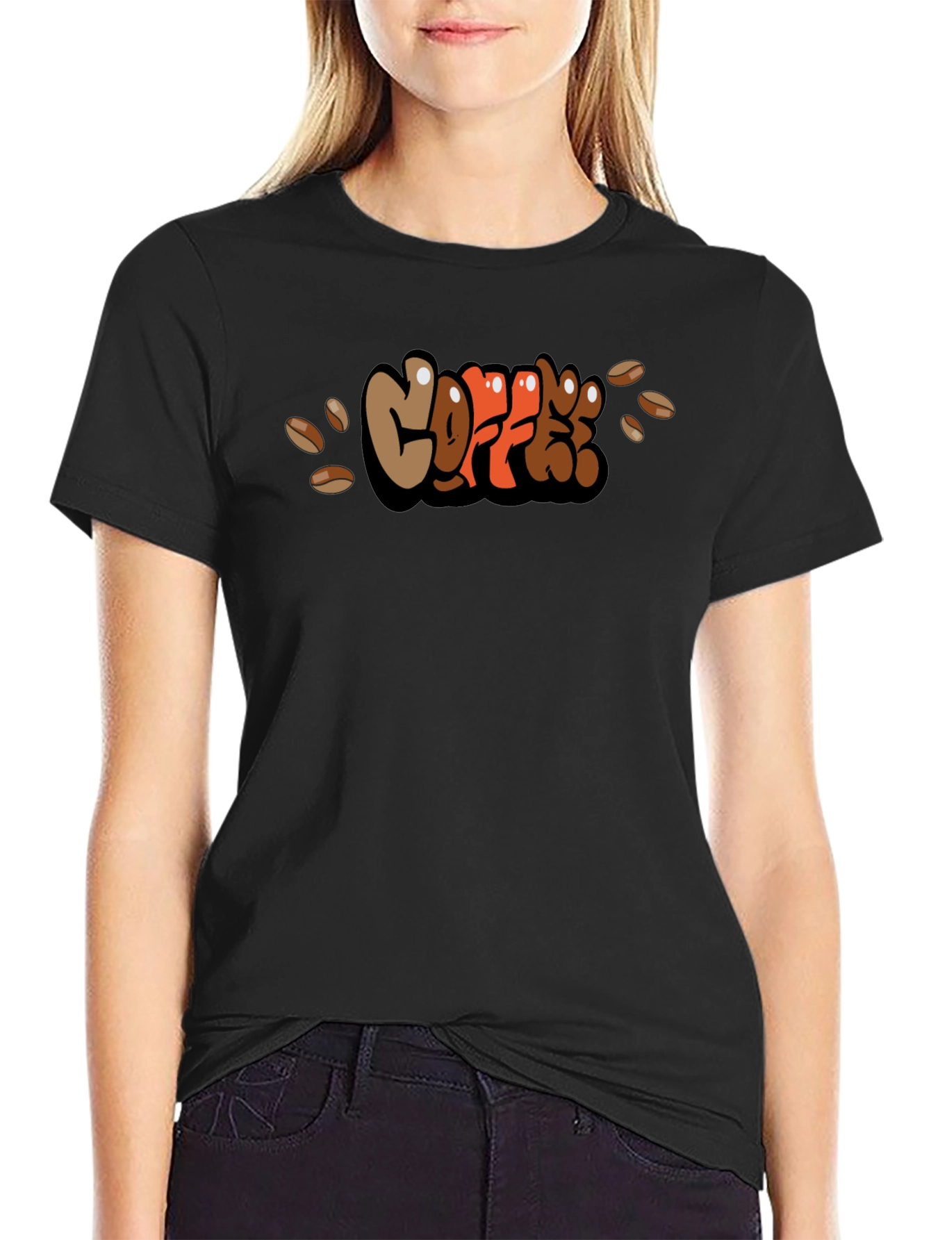 Coffee Lovers Black Graphic Tee