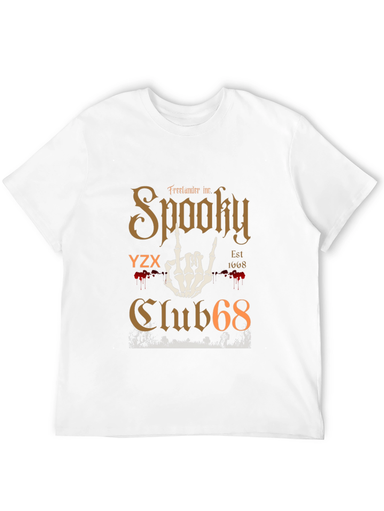 Spooky Club 68 Graphic T-Shirt - Halloween Tee