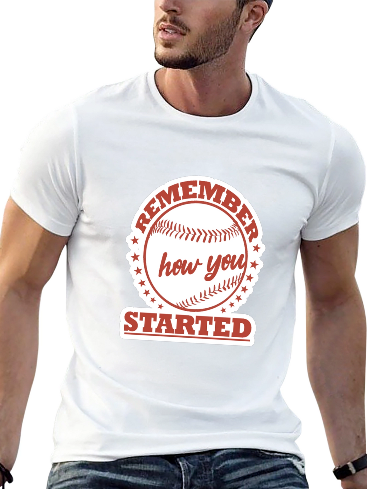 Remember How You Started Baseball Graphic Tee