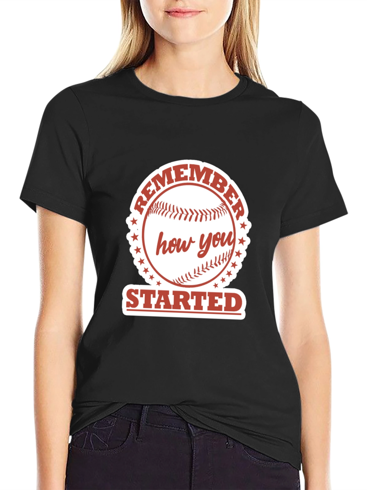 Remember How You Started Baseball Graphic Tee
