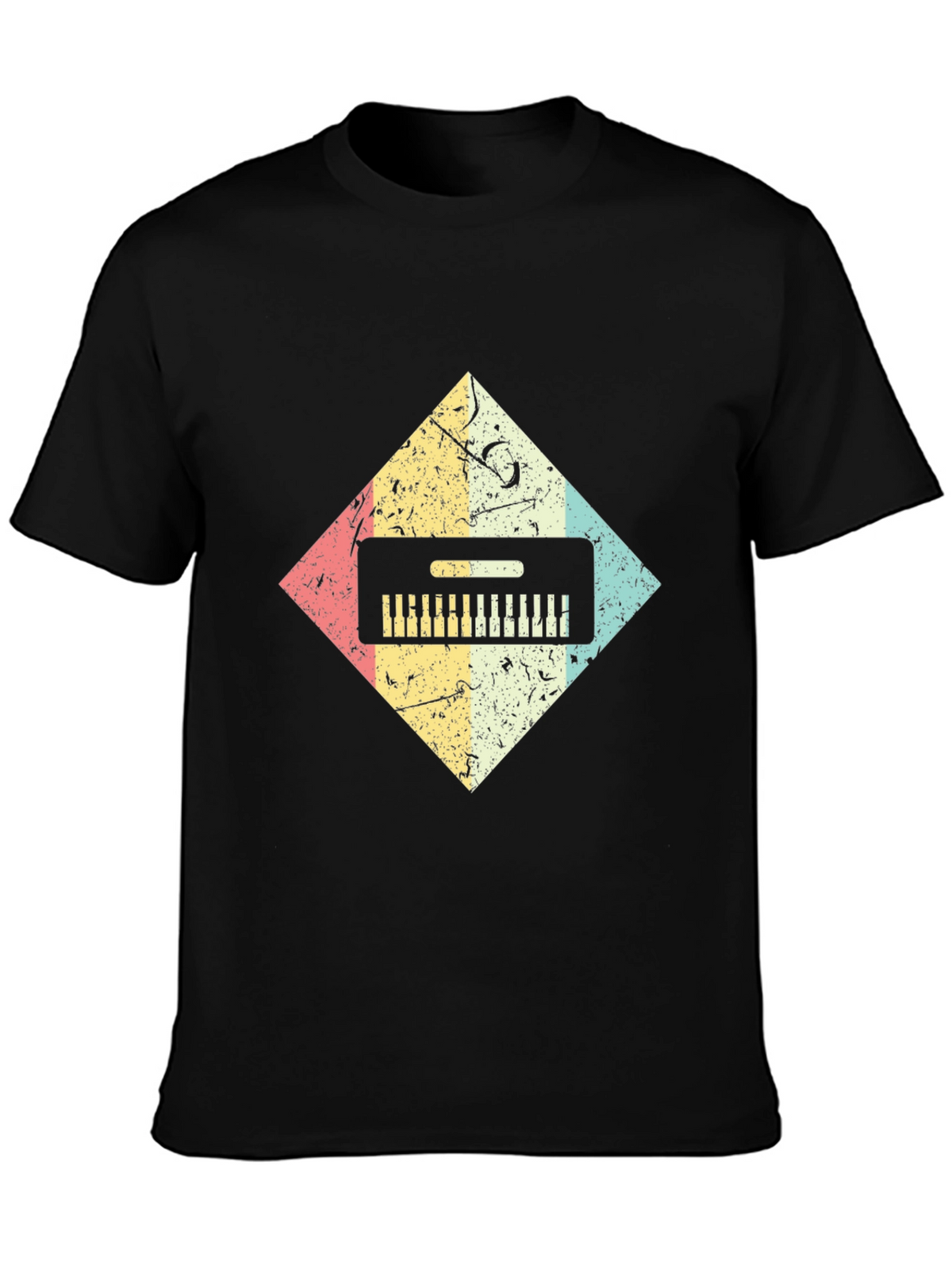 Retro Keyboard T-Shirt - Music Lover Tee