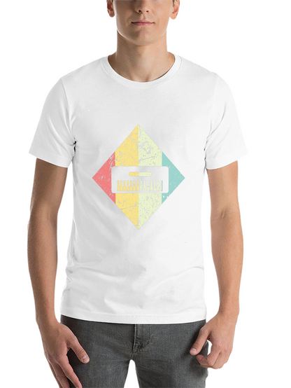 Retro Keyboard T-Shirt - Music Lover Tee