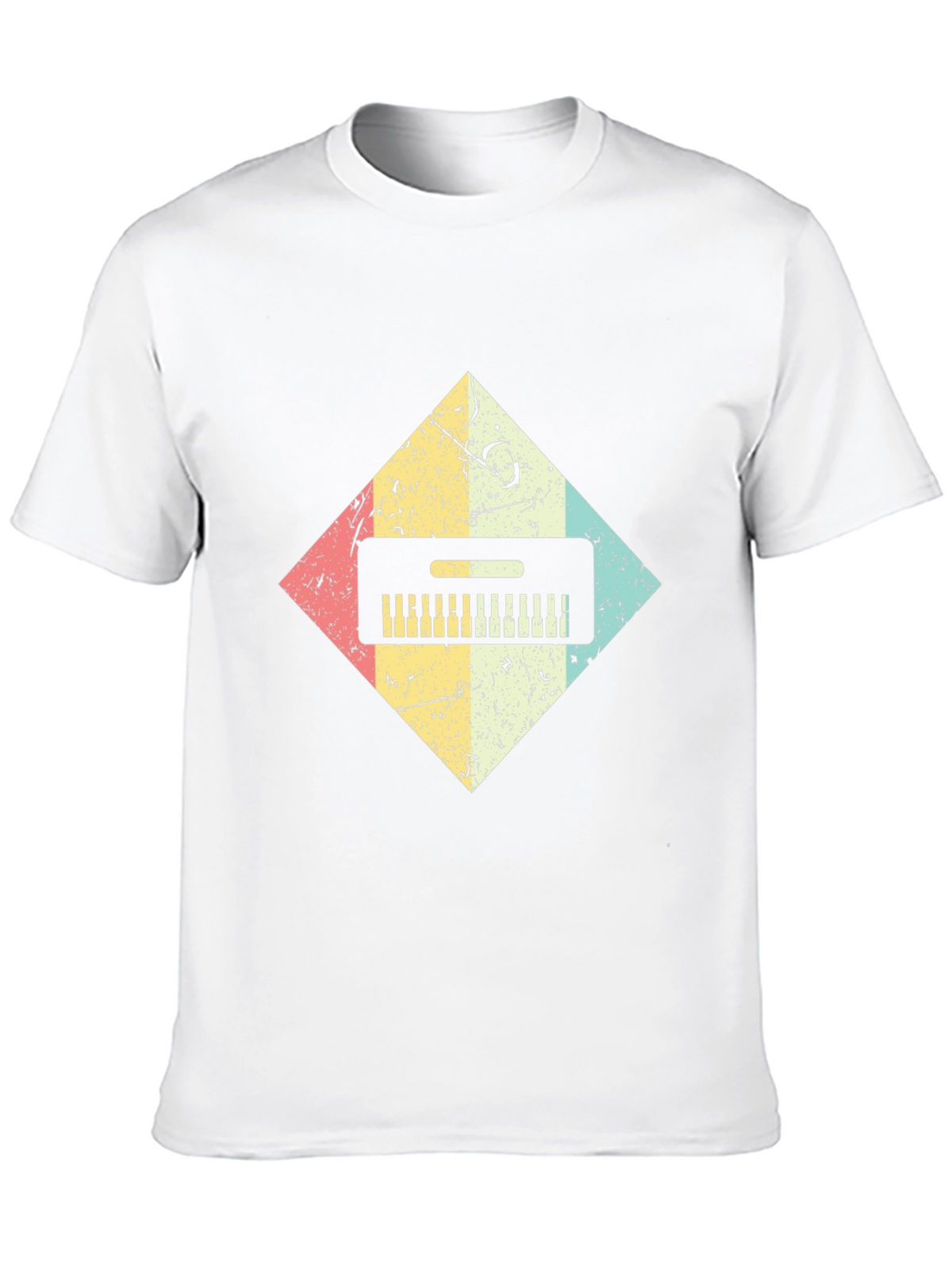 Retro Keyboard T-Shirt - Music Lover Tee