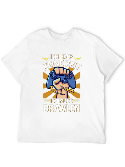 Ich Muss Brawlen Gamer T-Shirt - Black