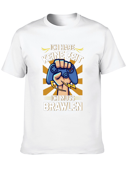 Ich Muss Brawlen Gamer T-Shirt - Black