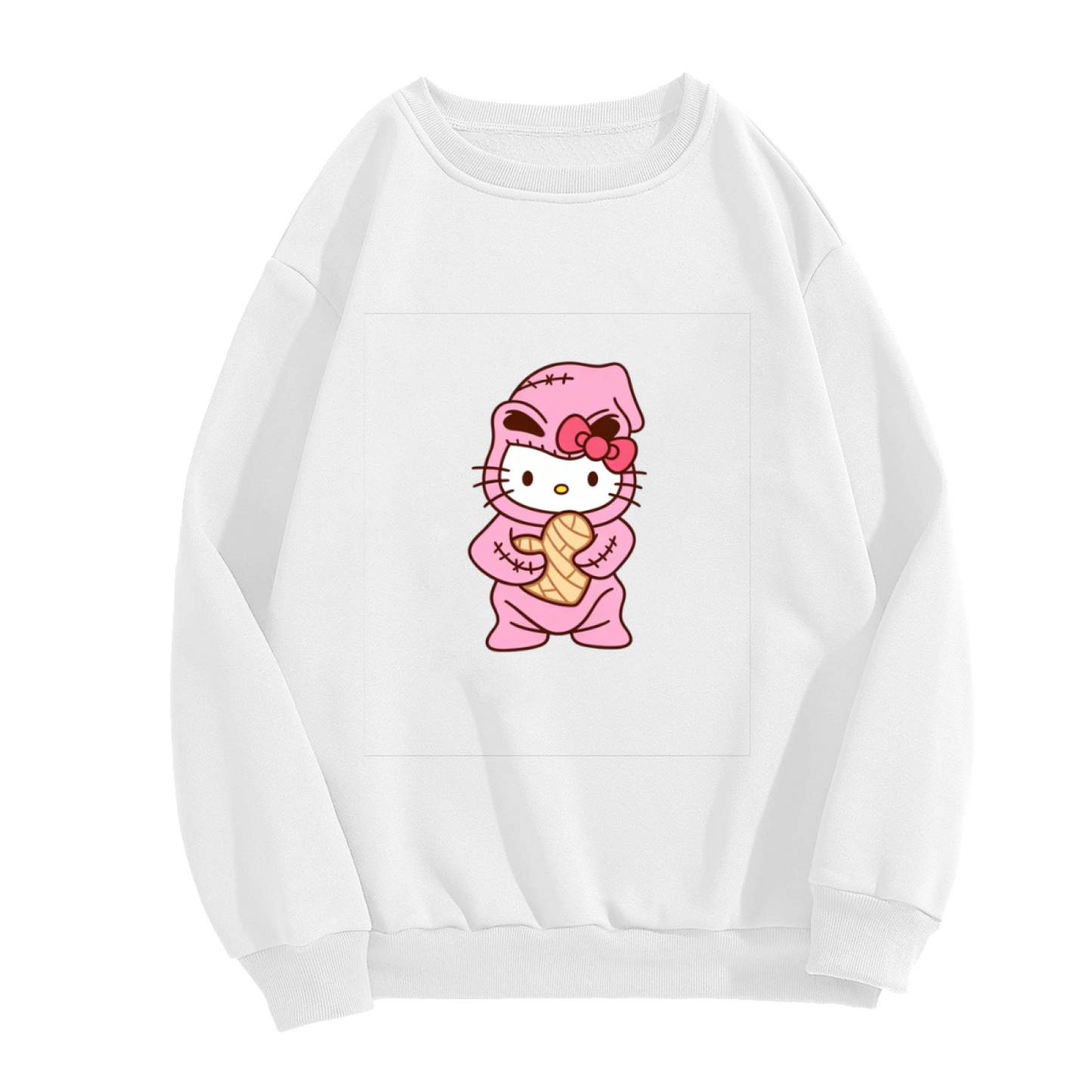 Funny Mummy?Costume Hello Kitty Fun Crewneck Sweatshirt