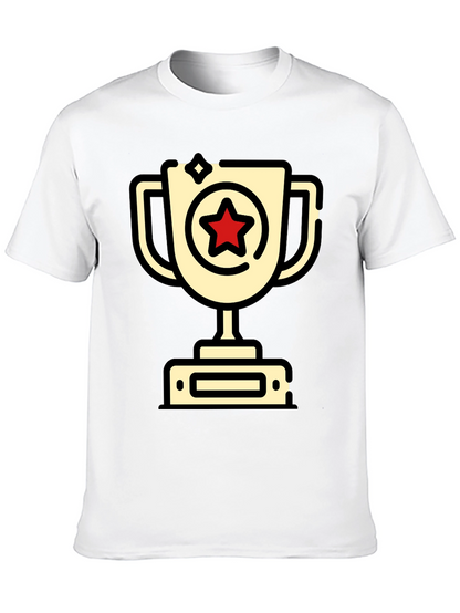 Winners Trophy T-Shirt - Champion Star Design