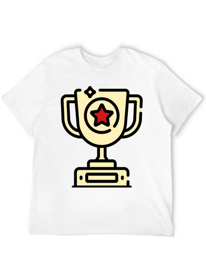 Winners Trophy T-Shirt - Champion Star Design