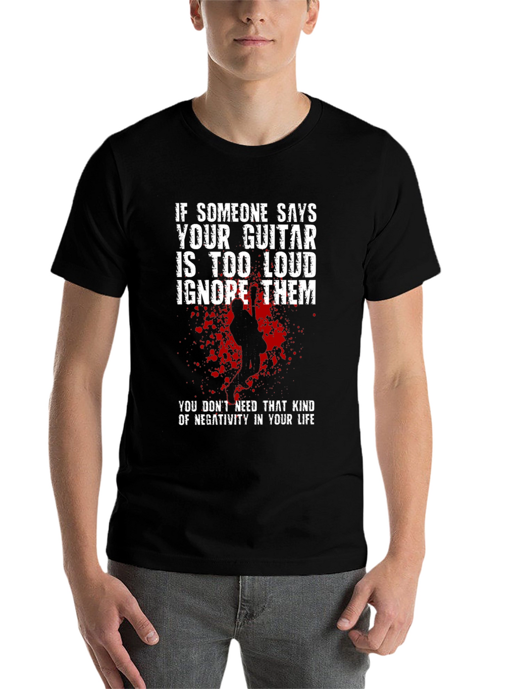 Guitar Loudness T-Shirt - Musician Attitude Tee