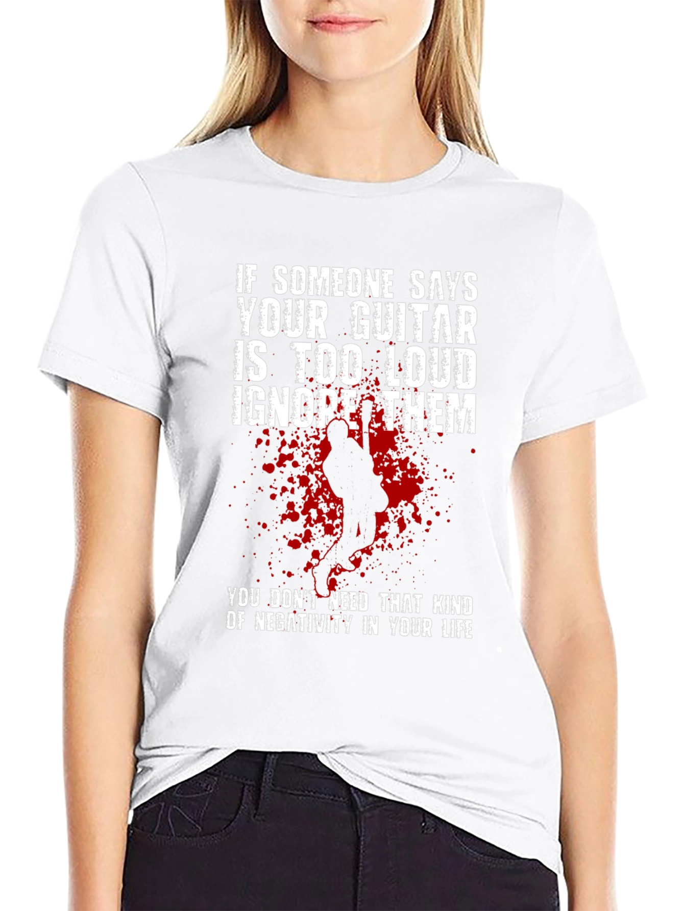 Guitar Loudness T-Shirt - Musician Attitude Tee