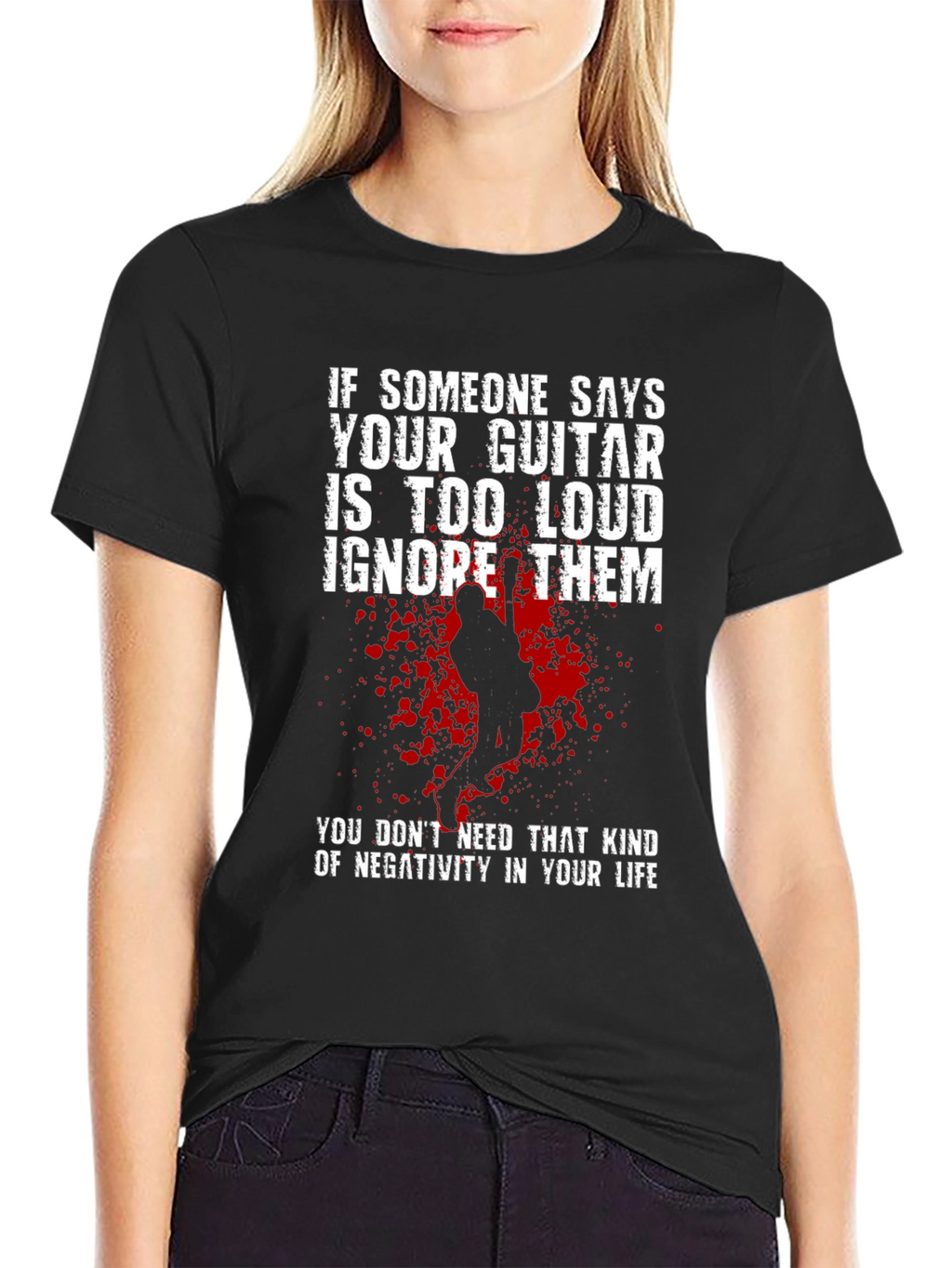Guitar Loudness T-Shirt - Musician Attitude Tee