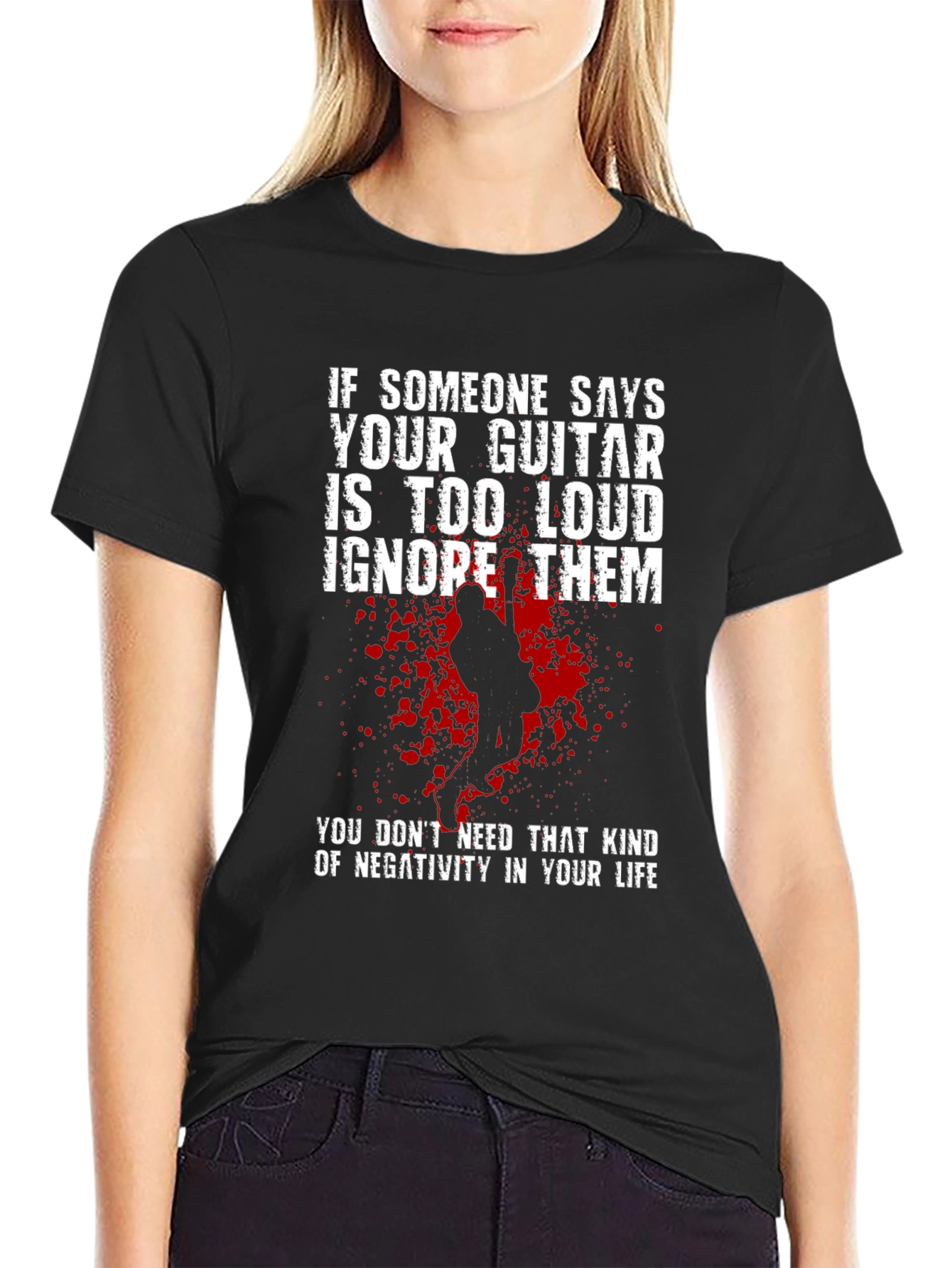 Guitar Loudness T-Shirt - Musician Attitude Tee